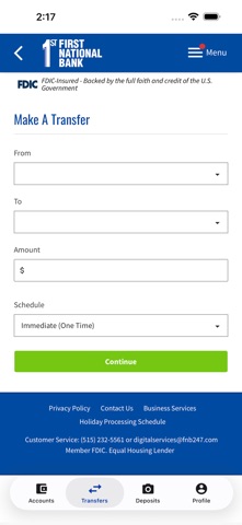 FNB Business Banking Screenshot 5 of 6