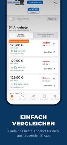 idealo: Preisvergleich Online iPhone screenshot 4