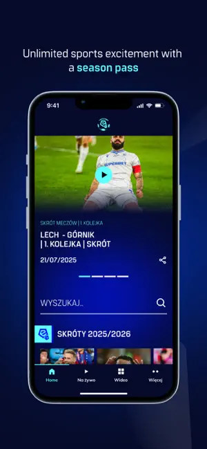 Ekstraklasa TV iPhone screenshot 3