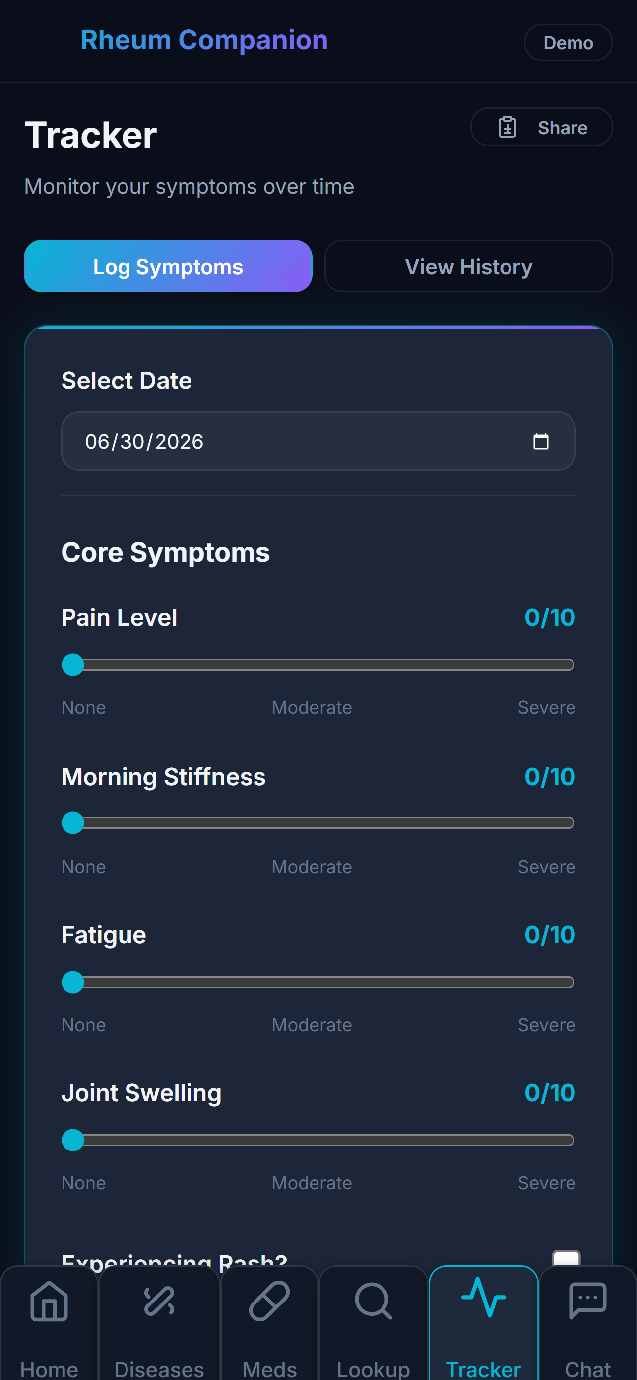 RheumCompanion screenshot 6