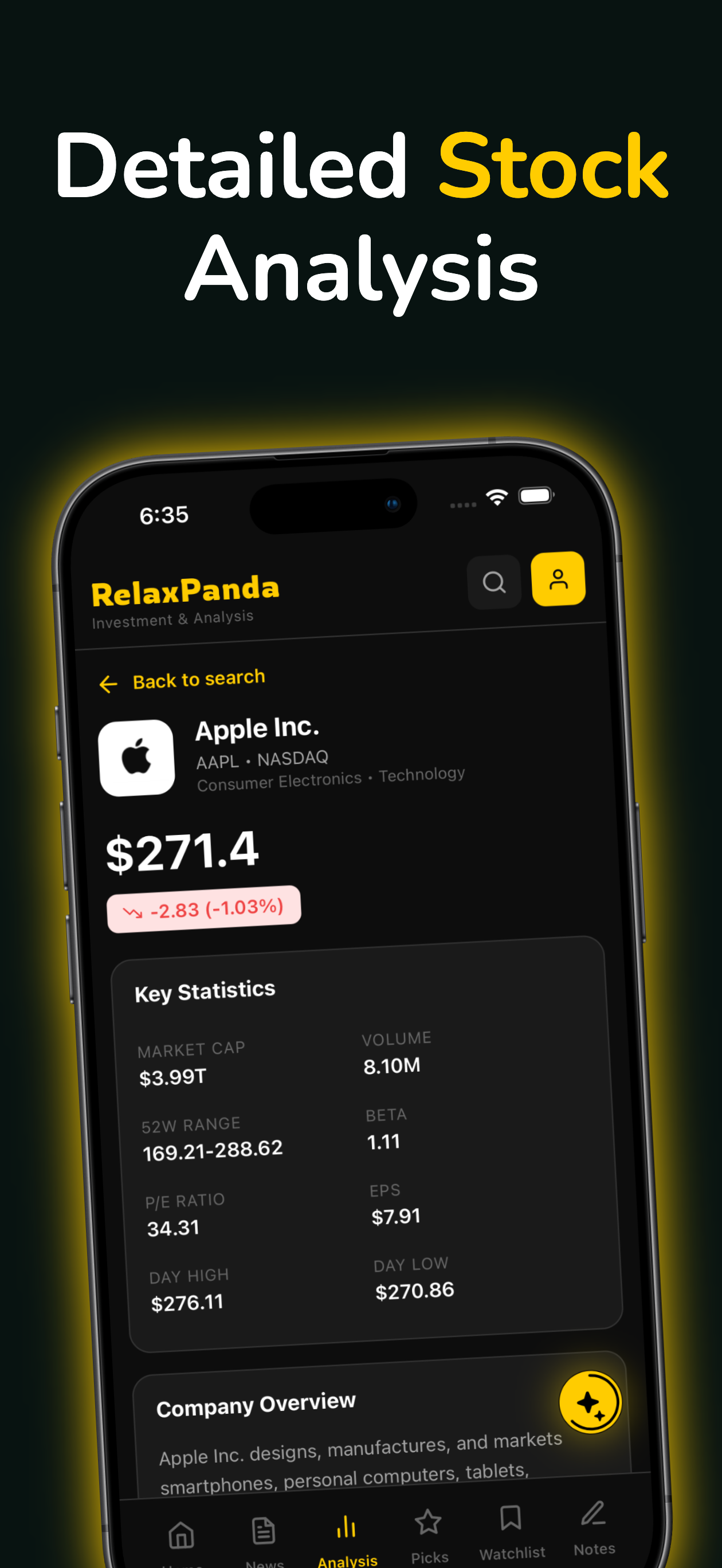 RelaxPanda: AI Stock Research