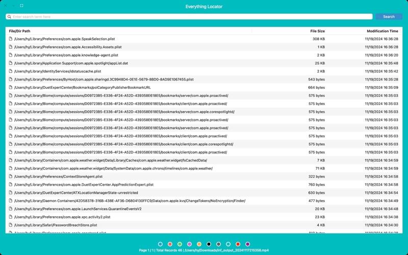 App screenshot