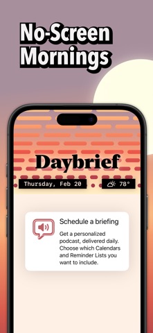Read Aloud Calendar - Daybrief screenshot