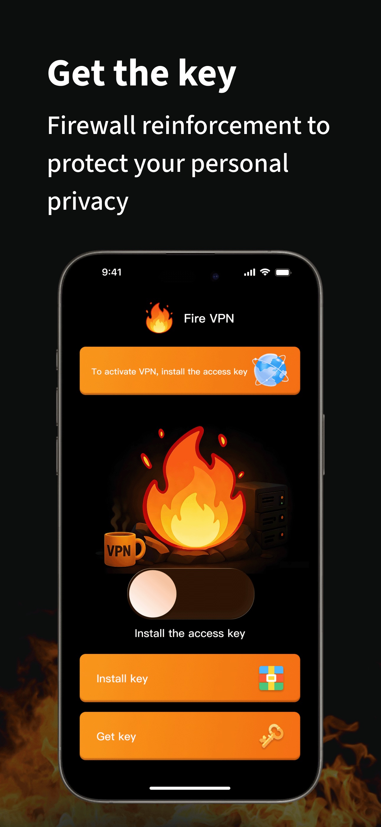 Screenshot 1 of VPN - fire VPN Planet Hit