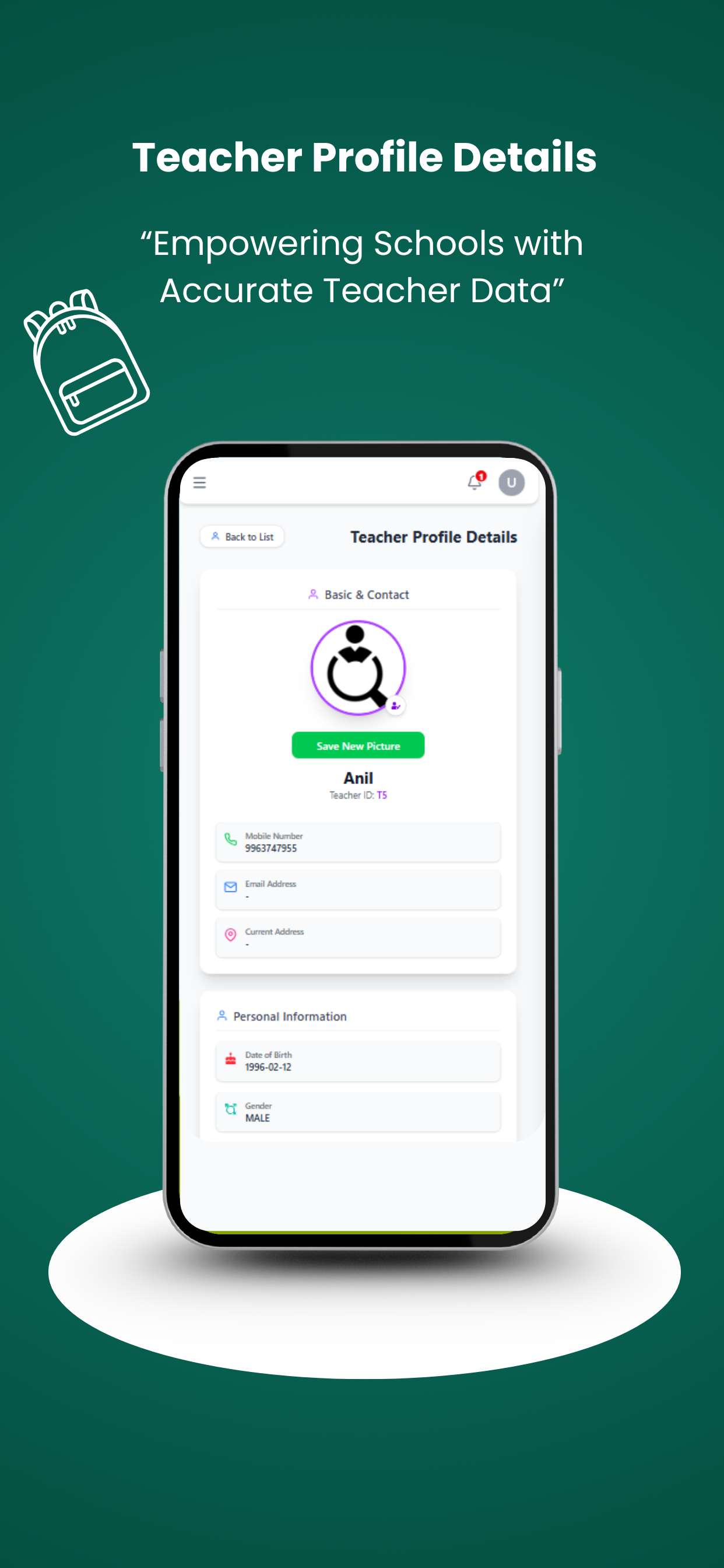 Sri Pallavi School App screenshot 3