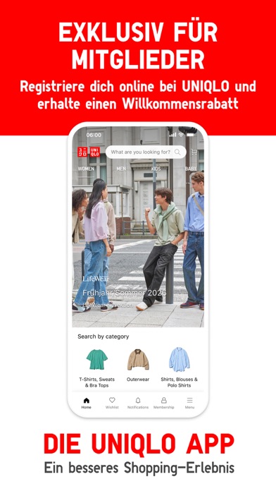 UNIQLO - LifeWear iPhone screenshot 1