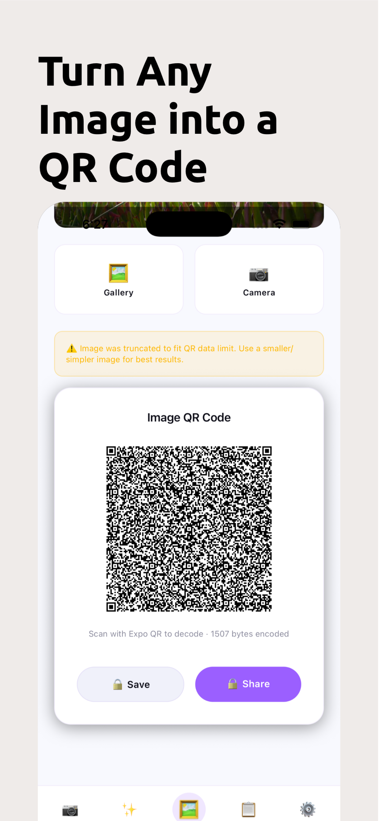 Expo QR - Scanner & Generator screenshot 5