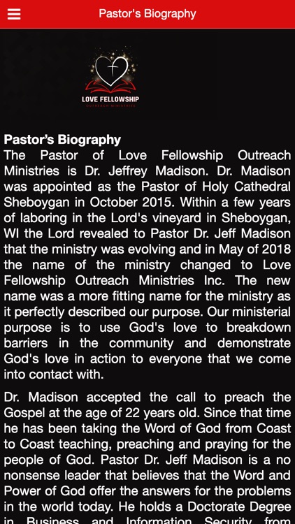 Love Fellowship Outreach Min. screenshot-3