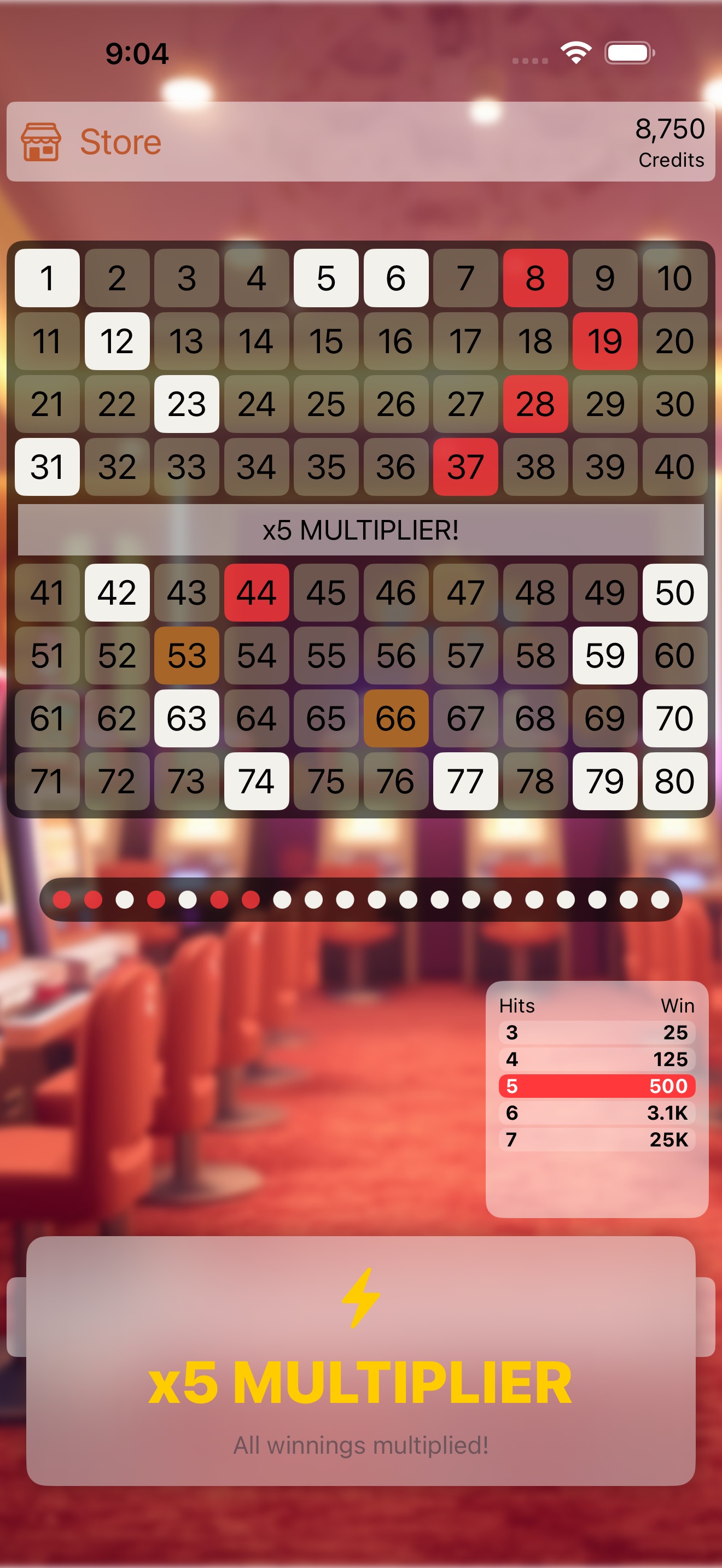Keno Arcade screenshot 3
