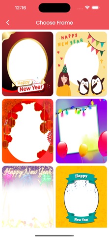 New Year Photo Frames Pro screenshot