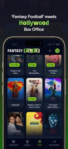 Fantasy-Flix iPhone screenshot