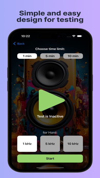 Wave: Clean test for speakers Screenshot