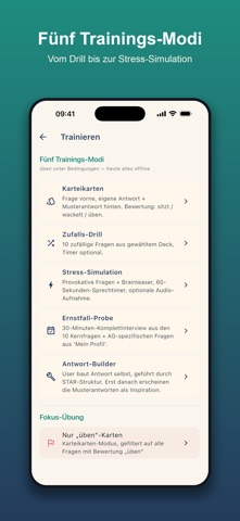 Vorstellungsgespräch iPhone screenshot