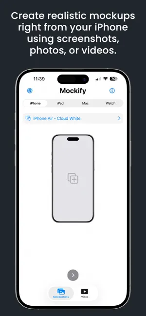 Mockify App Photo Video Mockup screenshot 1