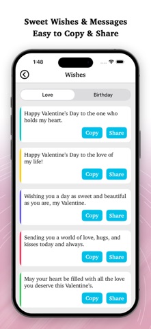 Love Video Maker With Songs iPhone screenshot