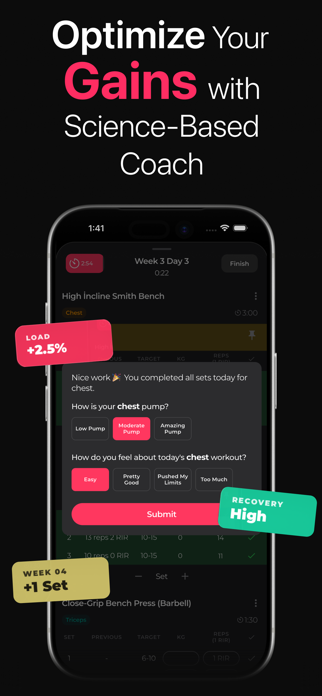 Olympian - Lifting Tracker Screenshot 3 of 6