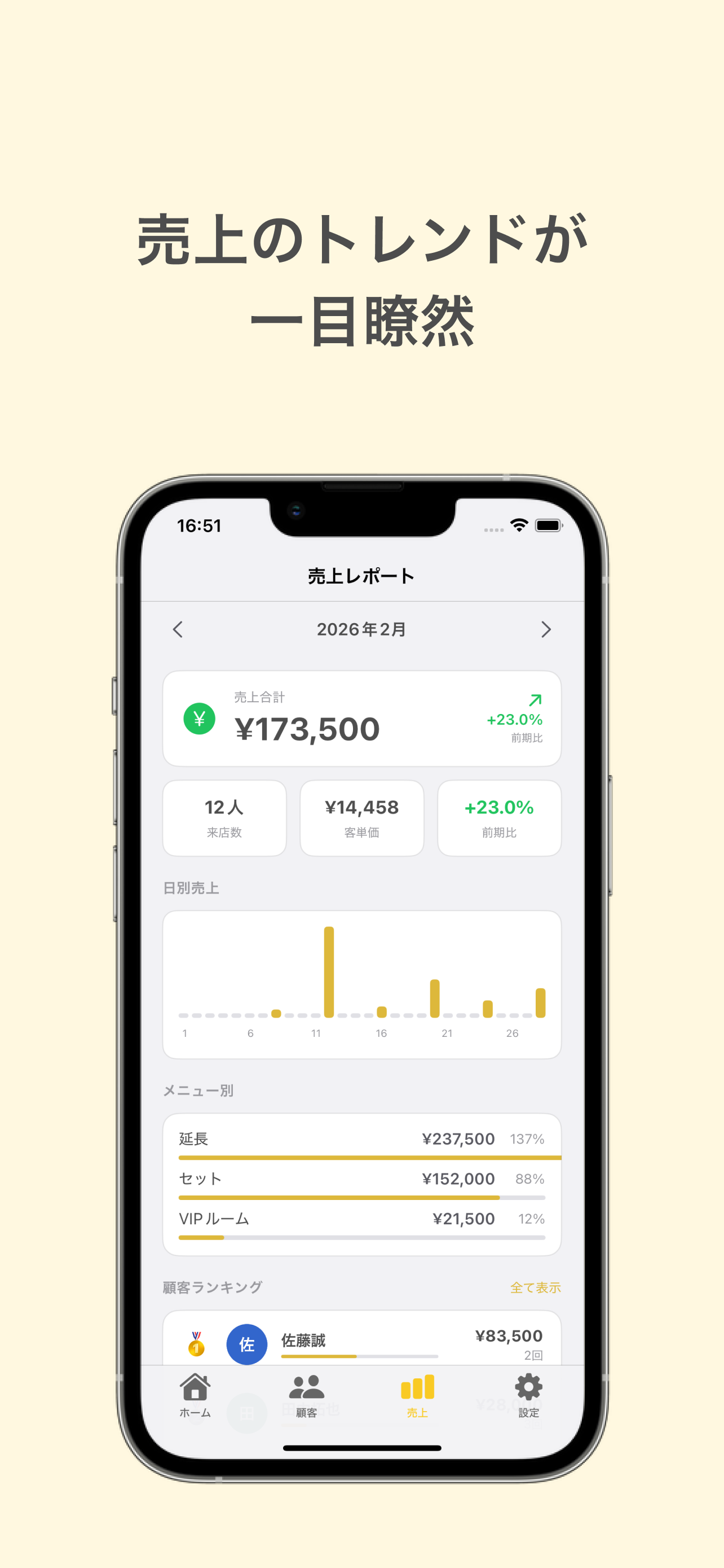 シンプルな顧客管理帳 リピログ screenshot 2