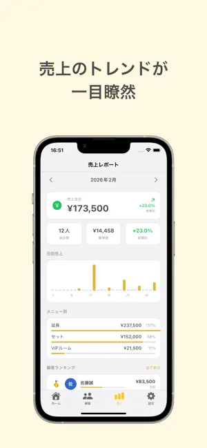 シンプルな顧客管理帳 リピログ screenshot 2