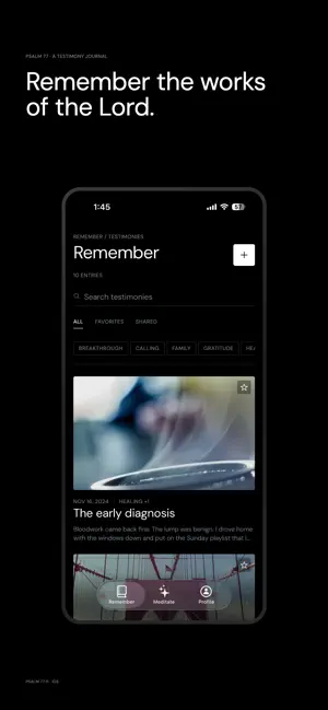 Psalm 77 screenshot 2