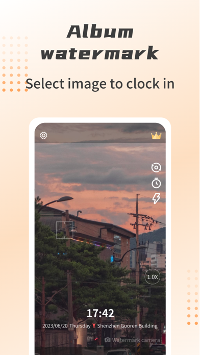 Photo Watermark Camera Screenshot