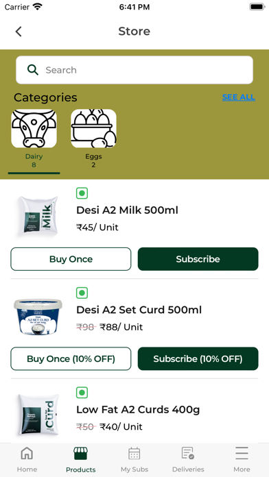 Organic Mandya Desi Milk Screenshot