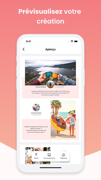 Mily - Journal photo familial Screenshot