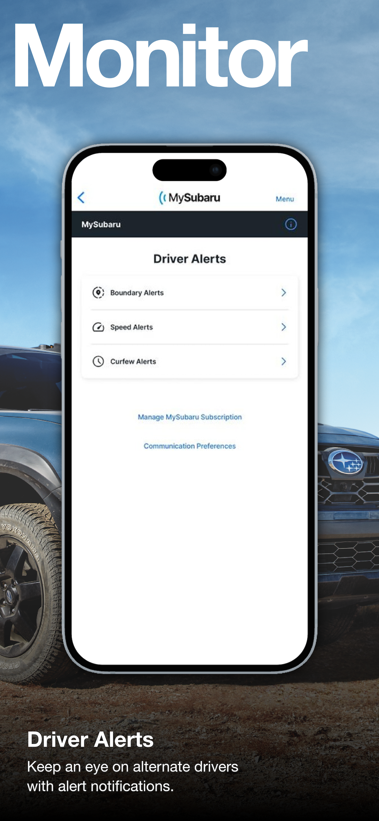 MySubaru screenshot 3