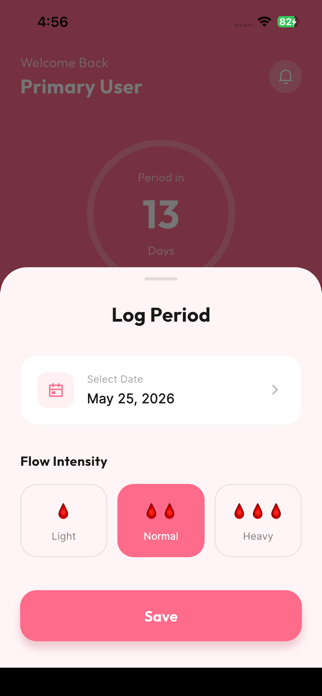 Period Tracker Cycle Ovulation Screenshot 2 of 8