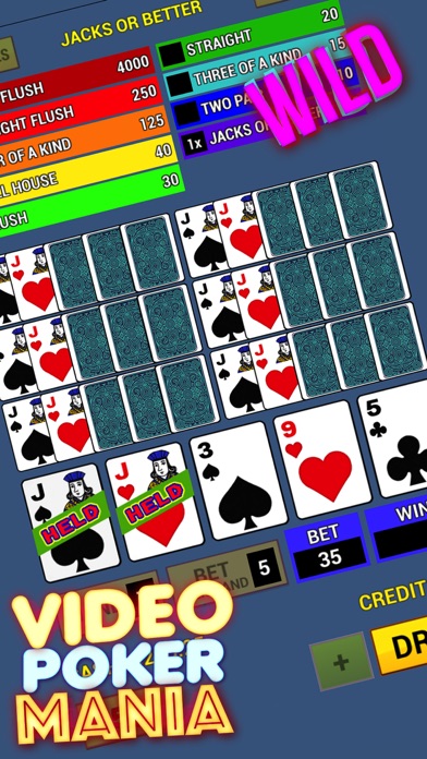 Video Poker Mania Classic Screenshot