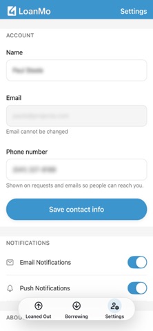 LoanMo iPhone screenshot