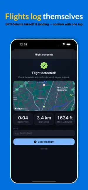 PPGLog — Paramotor Logbook screenshot 2