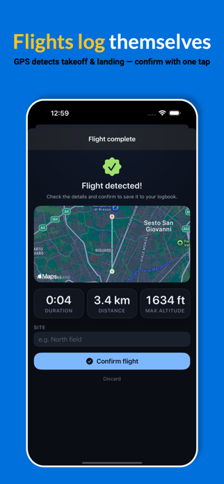 PPGLog — Paramotor Logbook Screenshot 2 of 6