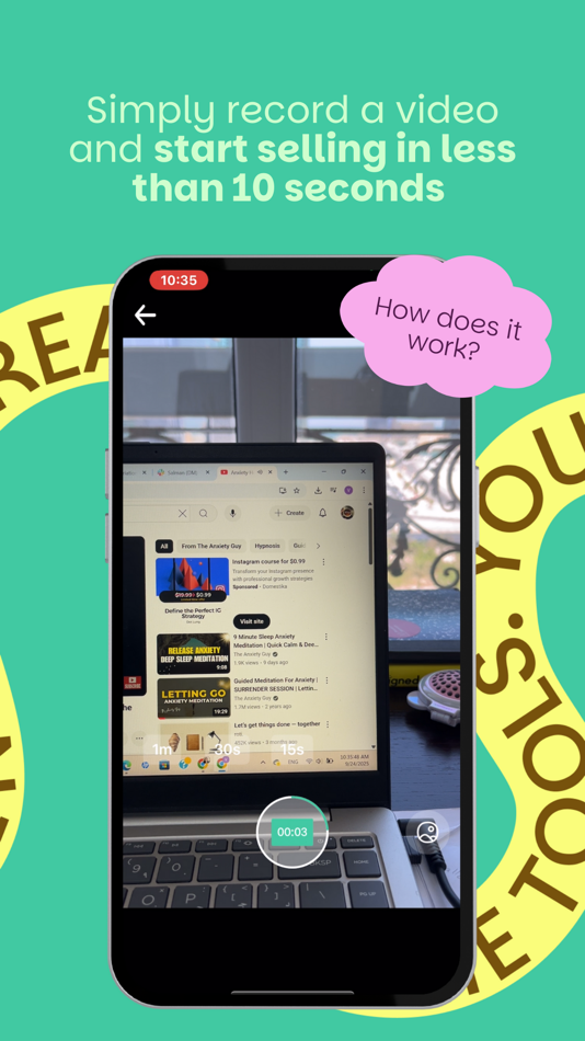 #3. Sellou - Sell With Video (iOS) By: Sellable