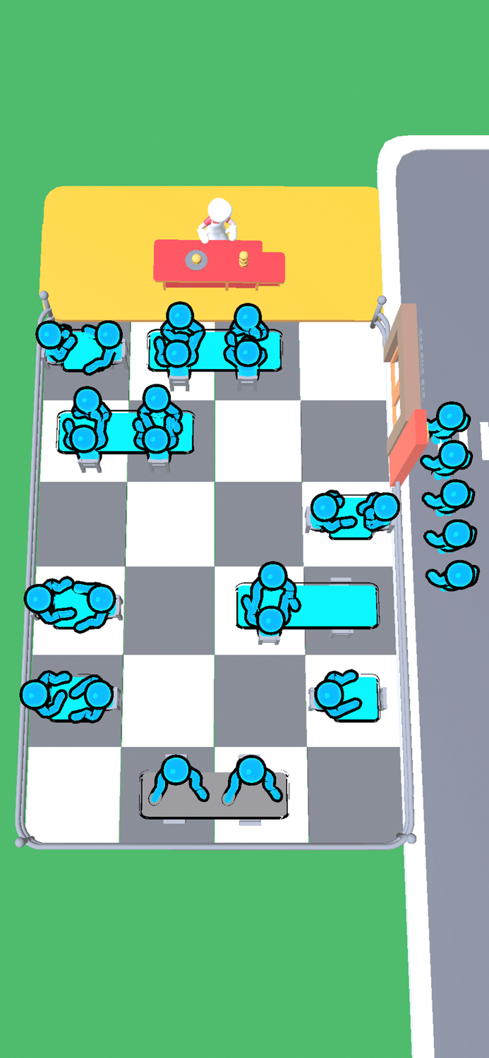 Seat Jam Restaurant Away - 3D