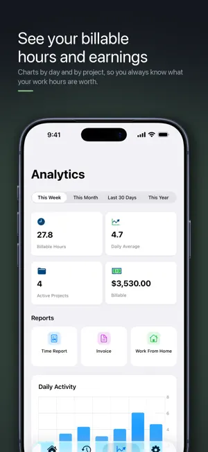 Chroni: Track & Bill Hours screenshot 3