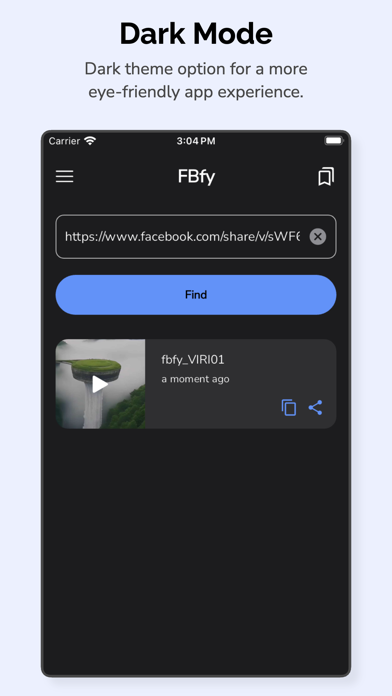 FSaver - Facebook Video Saver Screenshot