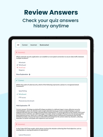 EN COUNCIL CEH EXAM PREP 2026 iPad screenshot