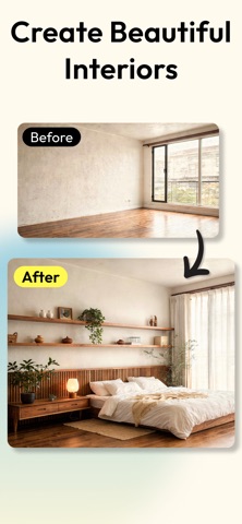 Homia: AI Home Design & Decor iPhone screenshot