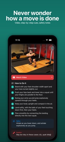 FitCi: Workout & Diet Planner iPhone screenshot