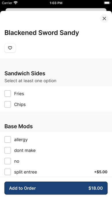 App screenshot