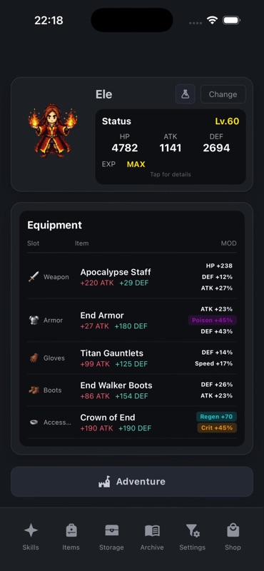Loot Dive: Hack&Slash Dungeon screenshot 8