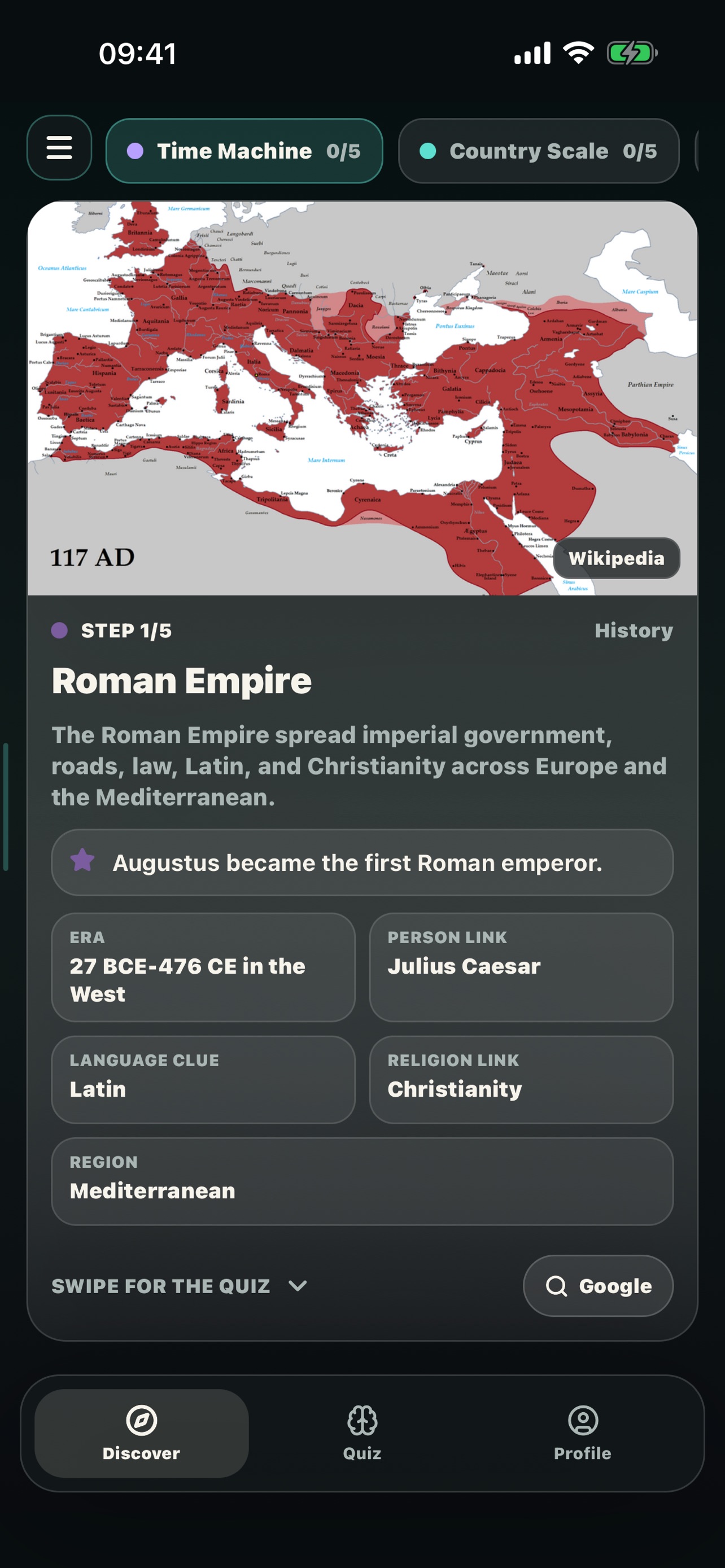 Screenshot 1 of Knoggin: IQ Brain Trivia Quiz