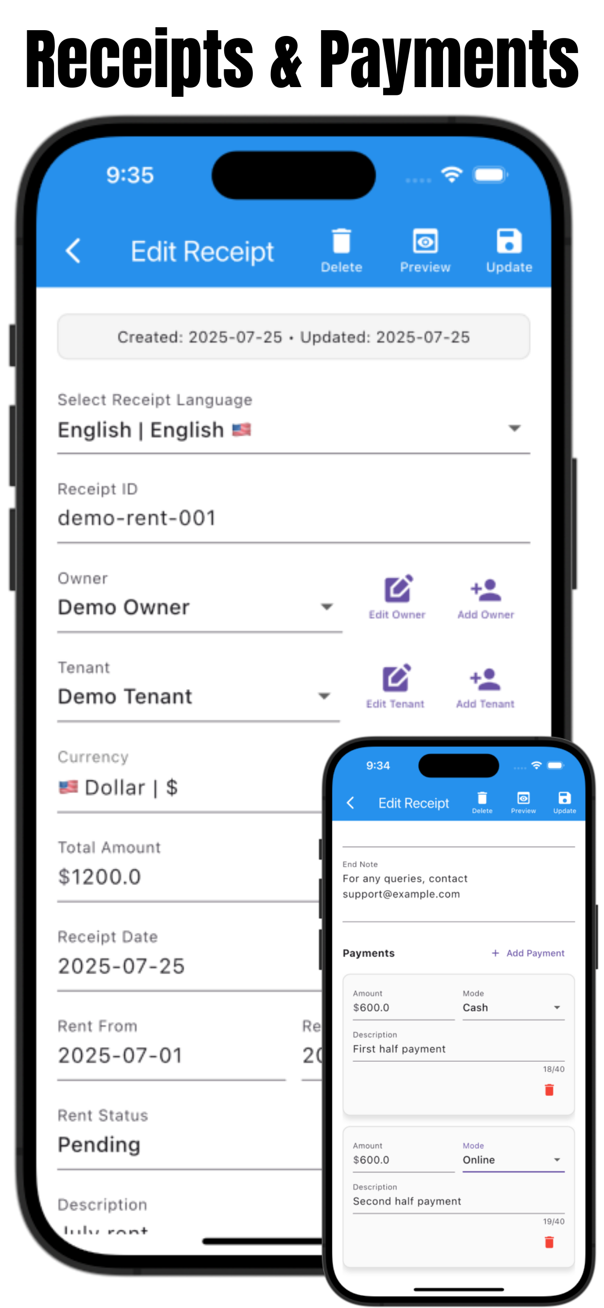 Rent Receipt Maker: House Rent