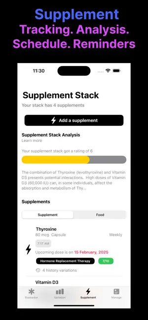 Biomarker Health screenshot 1