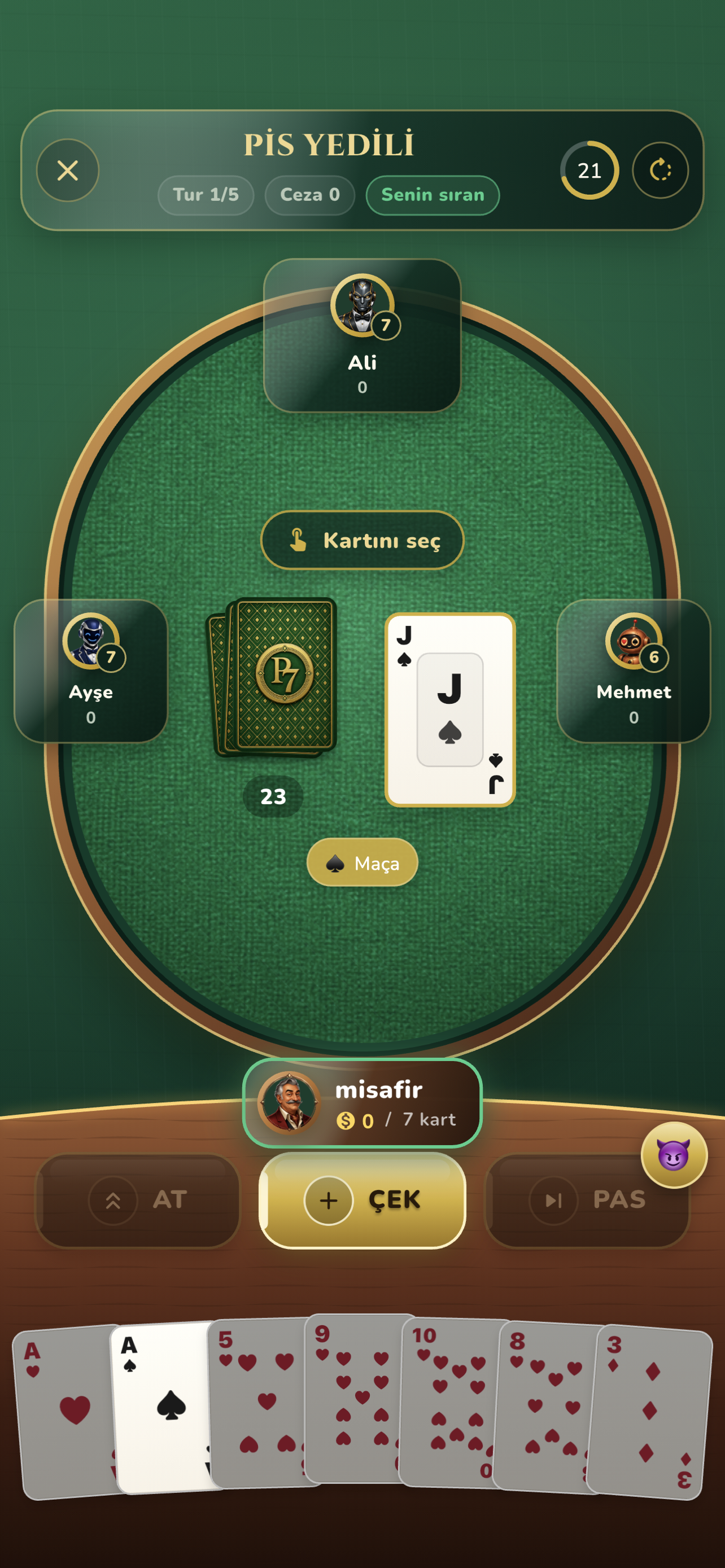 Pis Yedili: Online screenshot 8