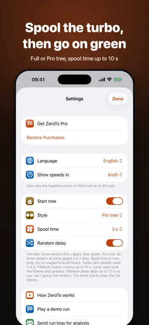ZeroTo: 0-60 & Drag Timer screenshot 3