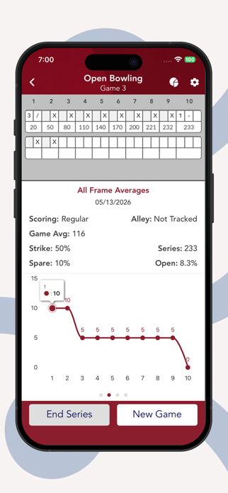 GoBowl: Bowling Score Tracker Screenshot 4 of 4