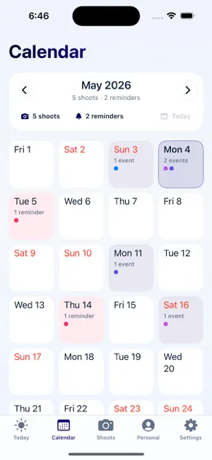 Snapty: Photo Planner screenshot 2