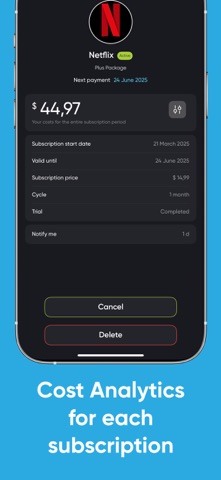 Subscription Manager - Sint Screenshot 2 of 5