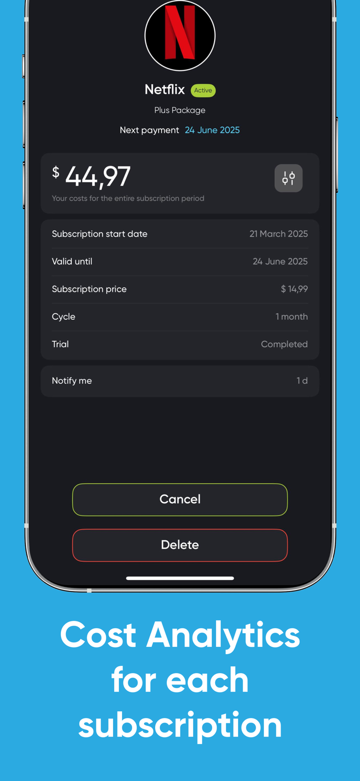 App screenshot